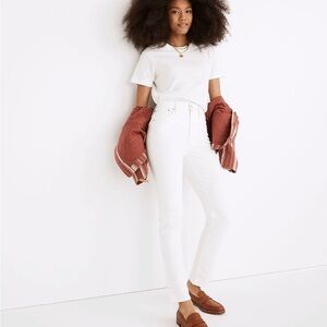 Madewell The High-Rise Perfect Vintage‎ Jean in Tile White Sz 32